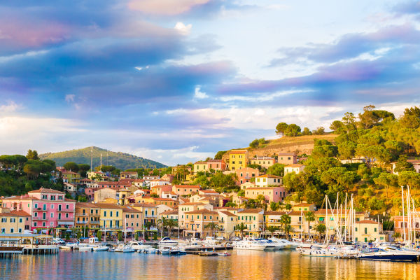 Beautiful Isola Bella island with flower garden and sculptures on Lake Lago Maggiore, Stresa, Italy Beautiful Isola Bella island with flower garden and sculptures on Lake Lago Maggiore, Stresa, Italy