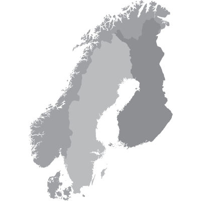 Skandinavien Karte.