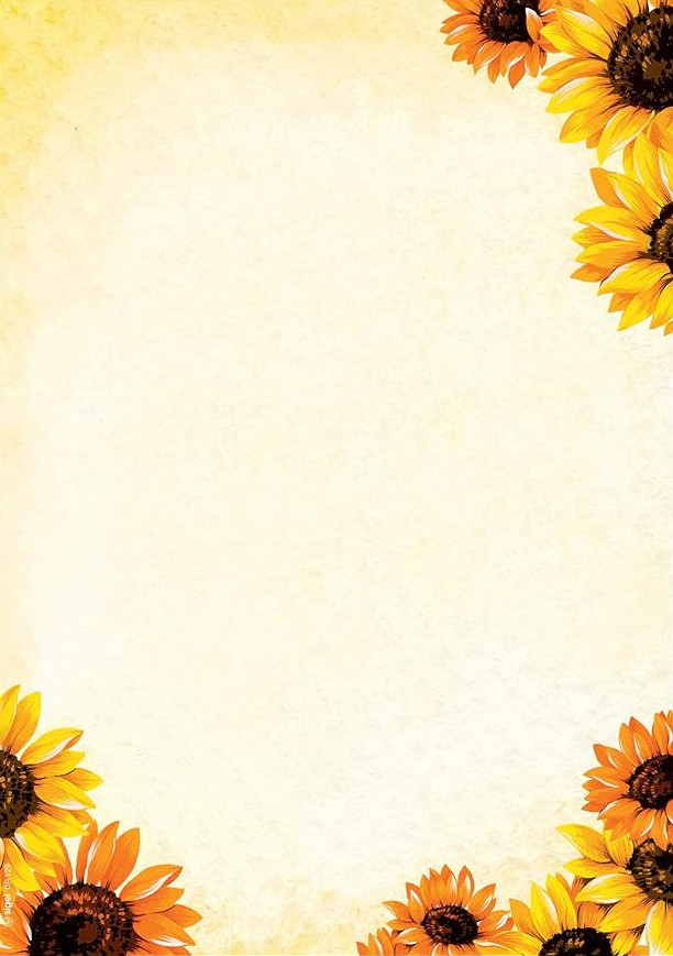 KPD129 Sonnenblumen Muster Gutscheine