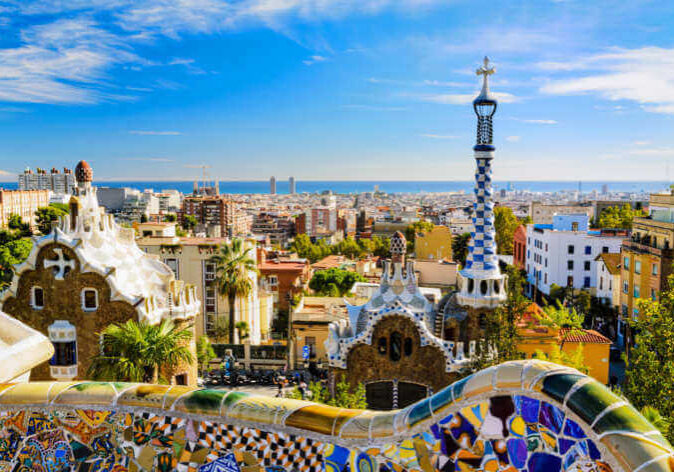 Reisen Spanien Barcelona, Park Guell