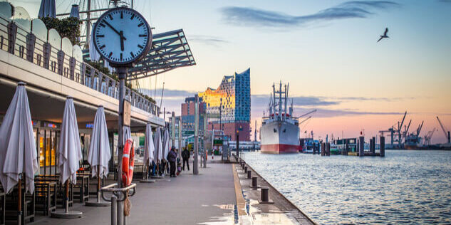 Hamburg, einer der bedeutendsten Kreuzfahrthäfen Europas