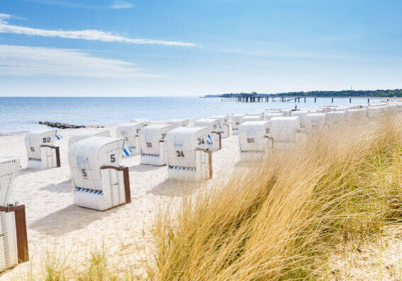 Kurzreisen an die Ostsee. Zinnowitz auf der Insel Usedom.