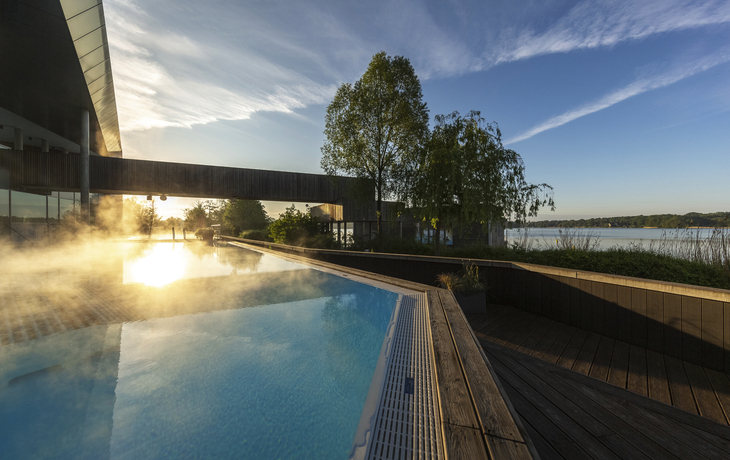 beheizter Außenpool