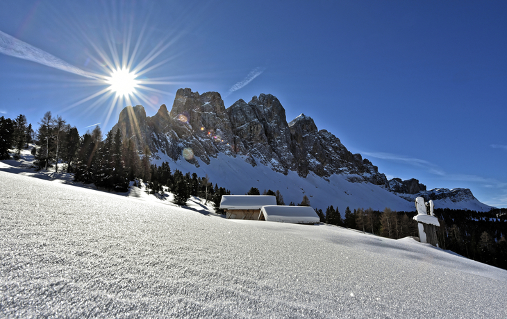 Winterlandschaft Dolomiten