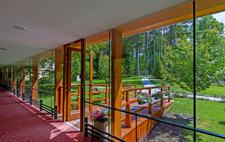 Bademantelgang zum Aquaforum