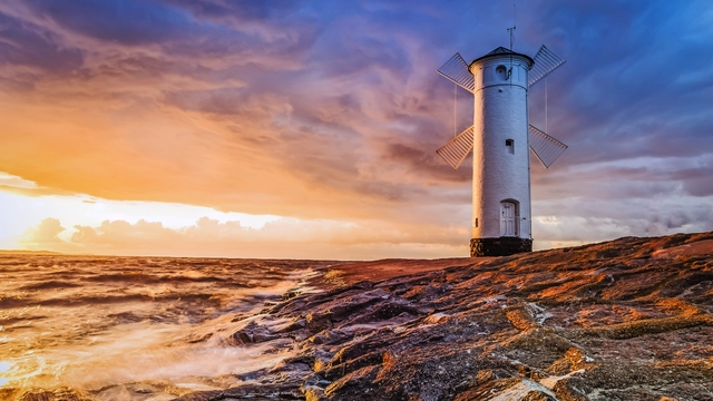 Mühlenbake von Swinemünde