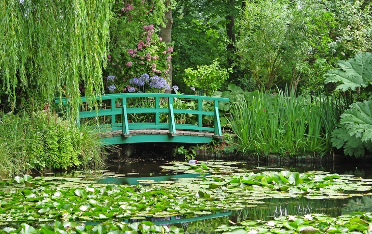 Botanischer Garten des Malers Monet in Giverny, Frankreich