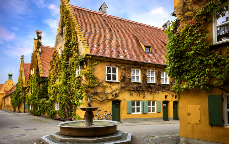 Augsburg: Fuggerei - der älteste Sozialwohnungsbau der Welt