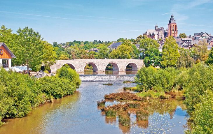 Lahn mit Wetzlarer Dom