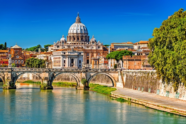 Engelsbrücke & Petersdom Rom