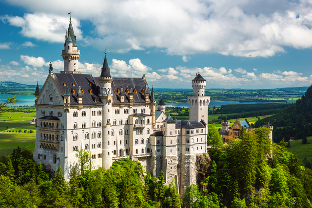 Schloss Neuschwanstein in Bayern, Deutschland