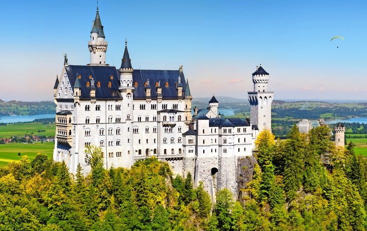 Schloss Neuschwanstein in Bayern, Deutschland