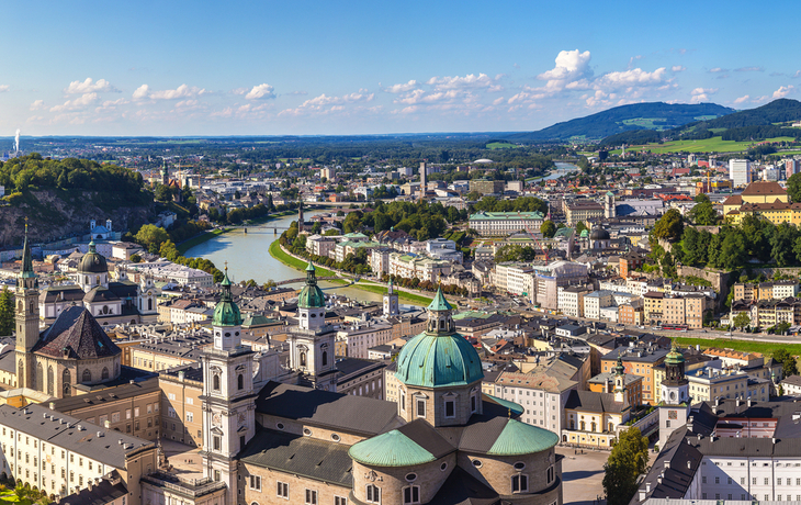 Schloss Mirabell mit Festung Hohensalzburg
