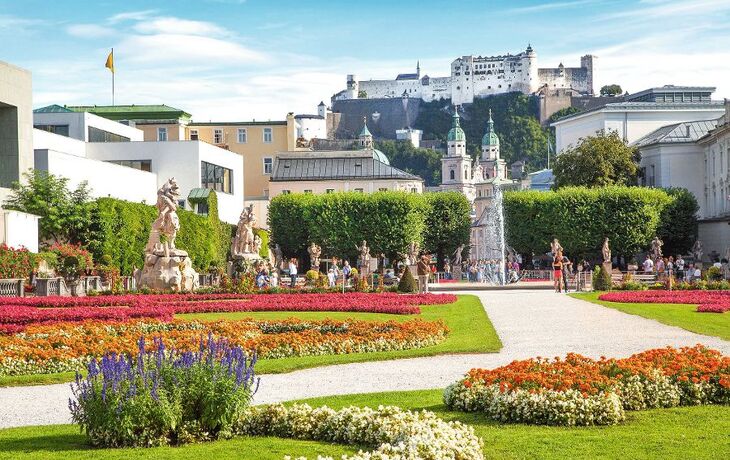 Schloss Mirabell mit Festung Hohensalzburg