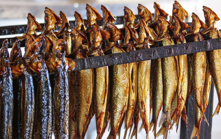 geräucherte Fische