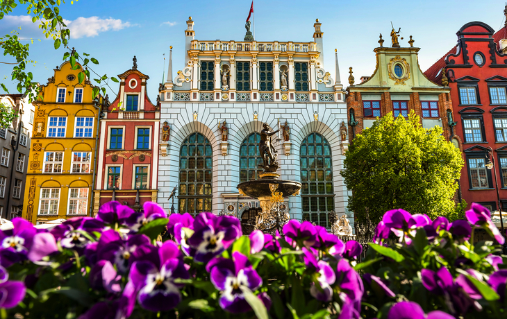 Neptunbrunnen in Danzig