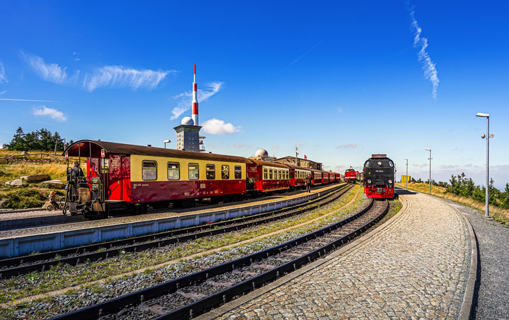 Dampflok auf dem Brocken