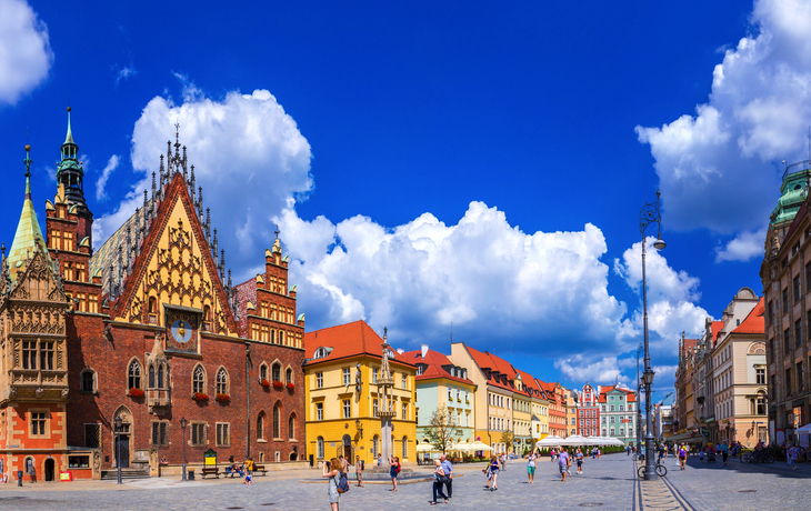 Marktplatz in Breslau