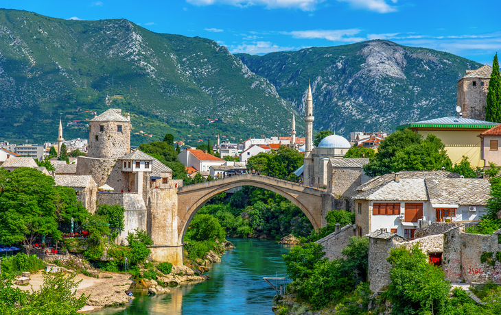 Mostar, Wahrzeichen Alte Brücke