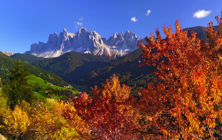 Val di Funes im Herbst
