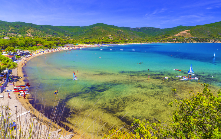 Strand von Laconella auf der italienischen Insel Elba