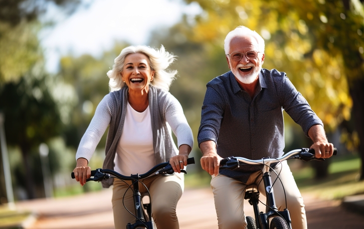 Fahrradtour im Herbst